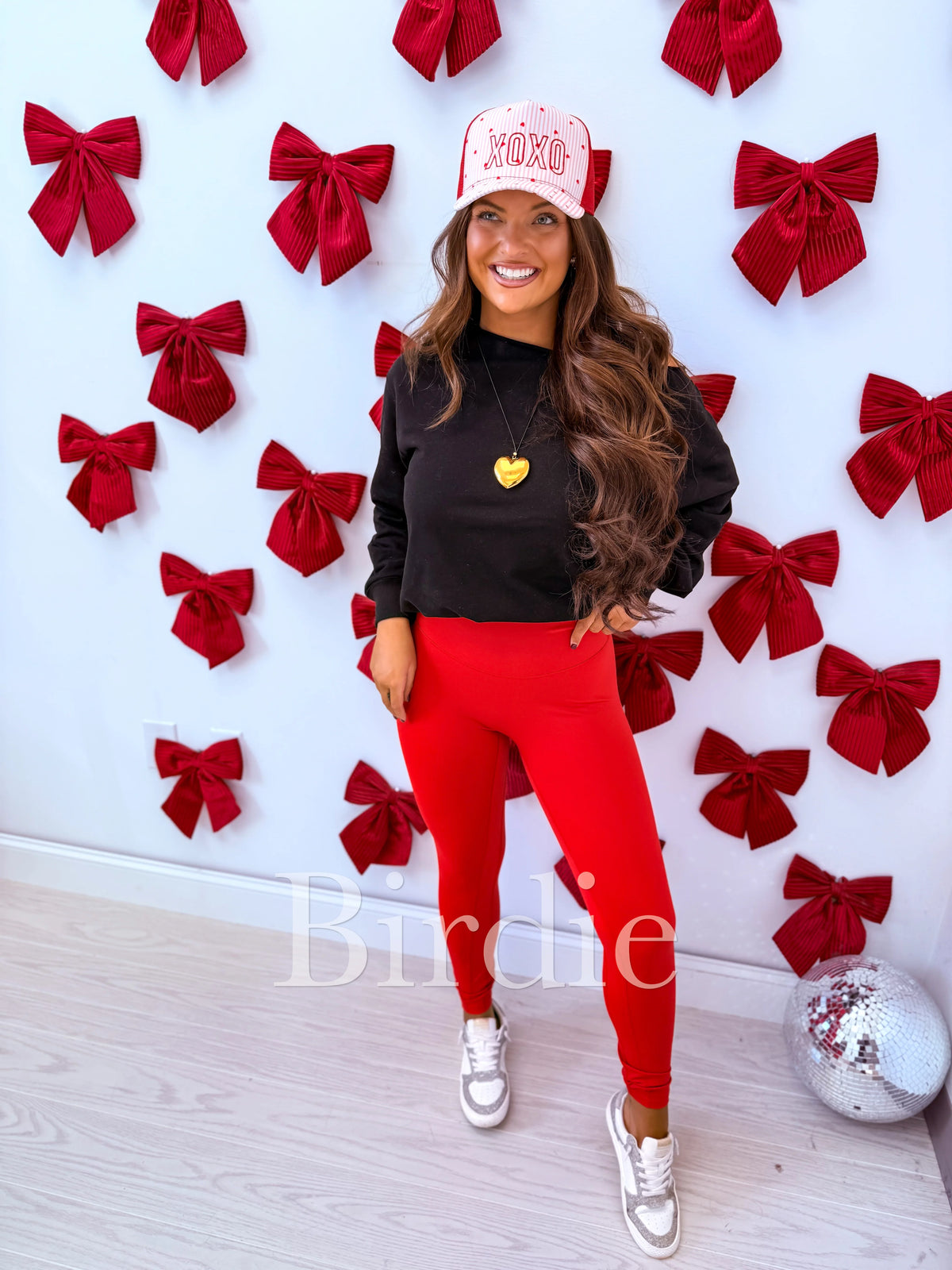 Active Leggings in Red