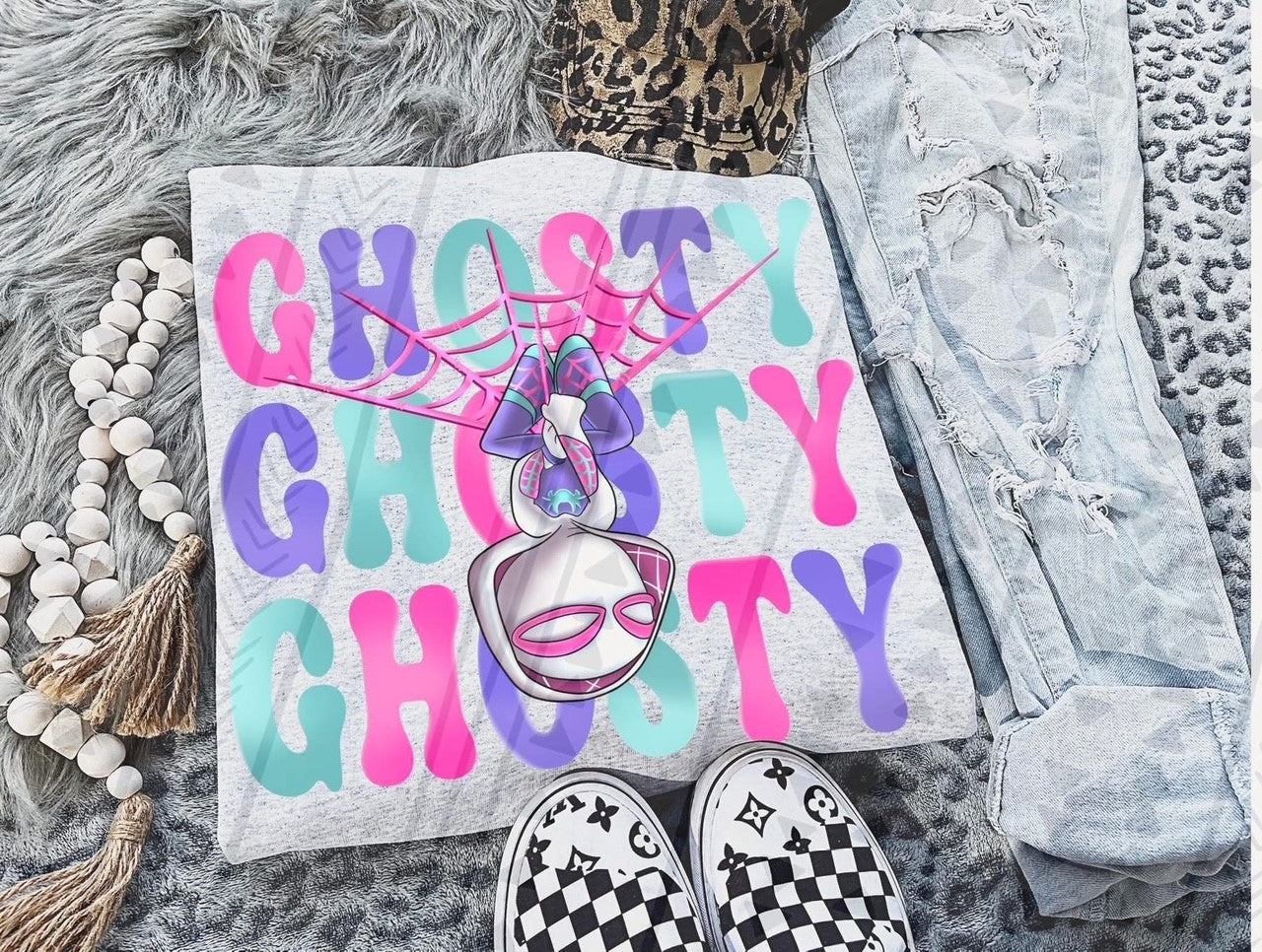 Ghosty Toddler and Youth Short Sleeve Tee