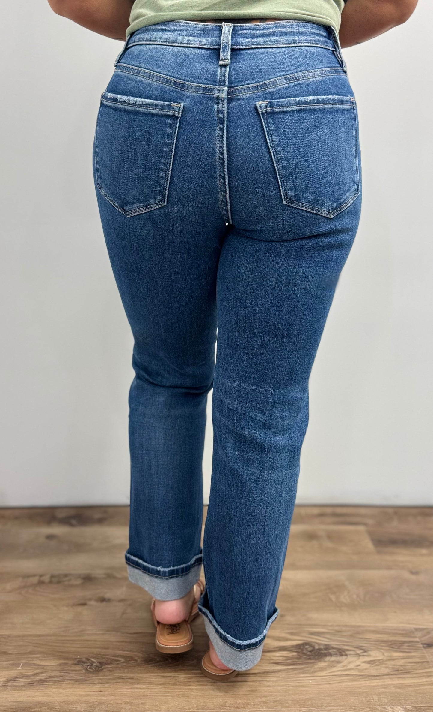 Lovervet by VERVET High Rise Cropped Hayley Jeans