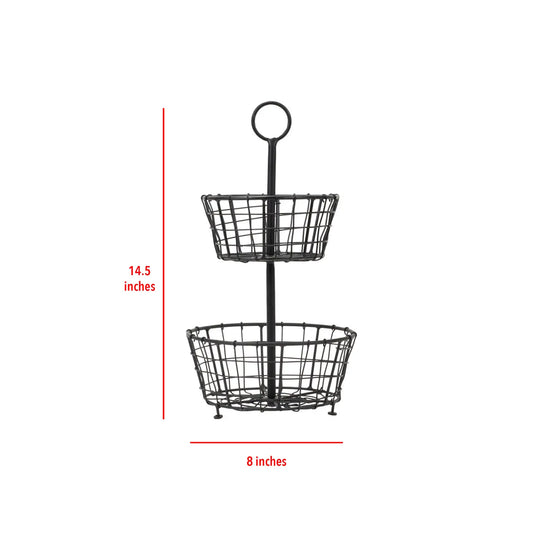Tiered Metal Baskets