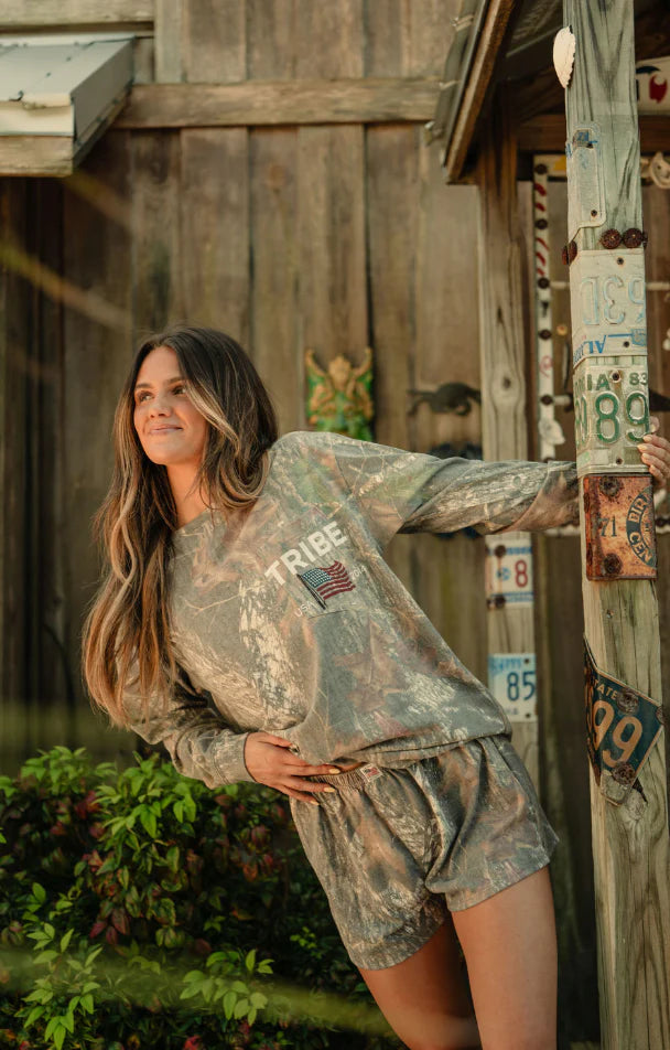 Tribe Kelley Base Camp Camo Shorts