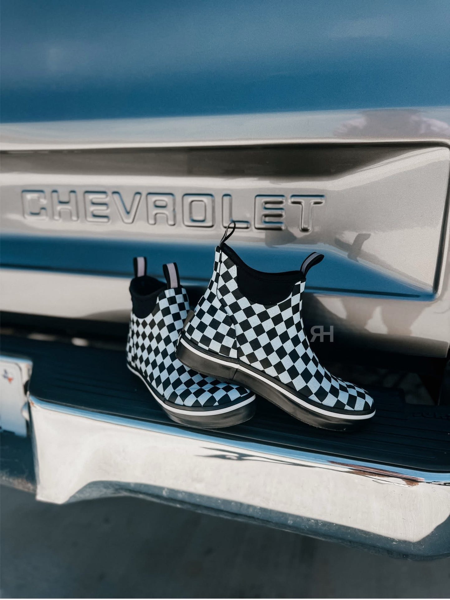 Adult Checkered Deck Boots