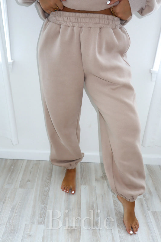 Tan Comfy Joggers