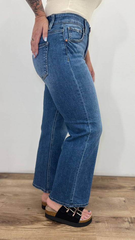 Risen TUMMY CONTROL Cropped Jeans