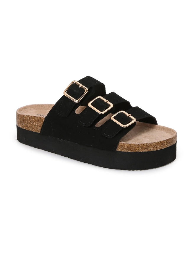 Black Platform Sandals