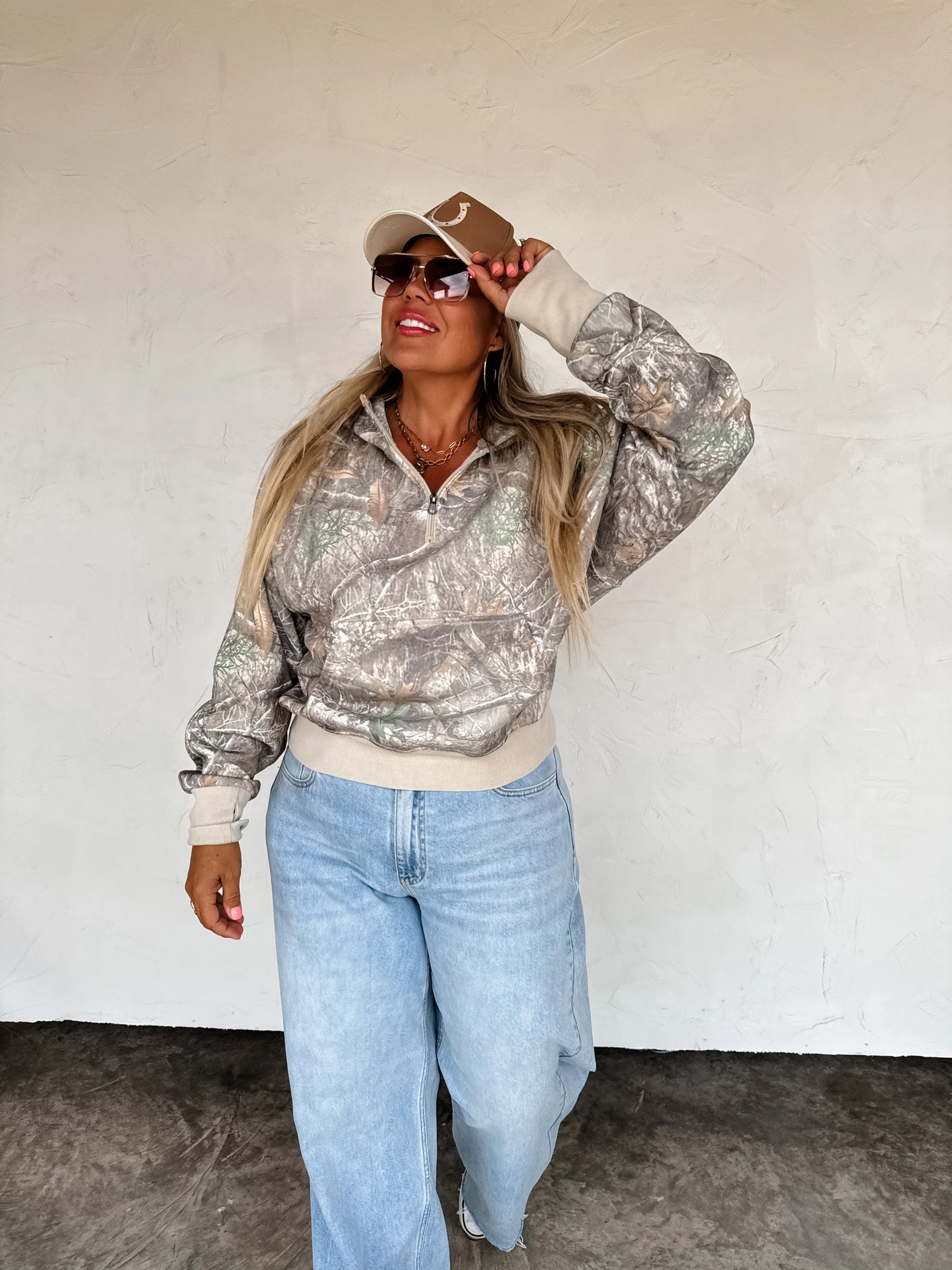 Easy Does It Camo Pullover