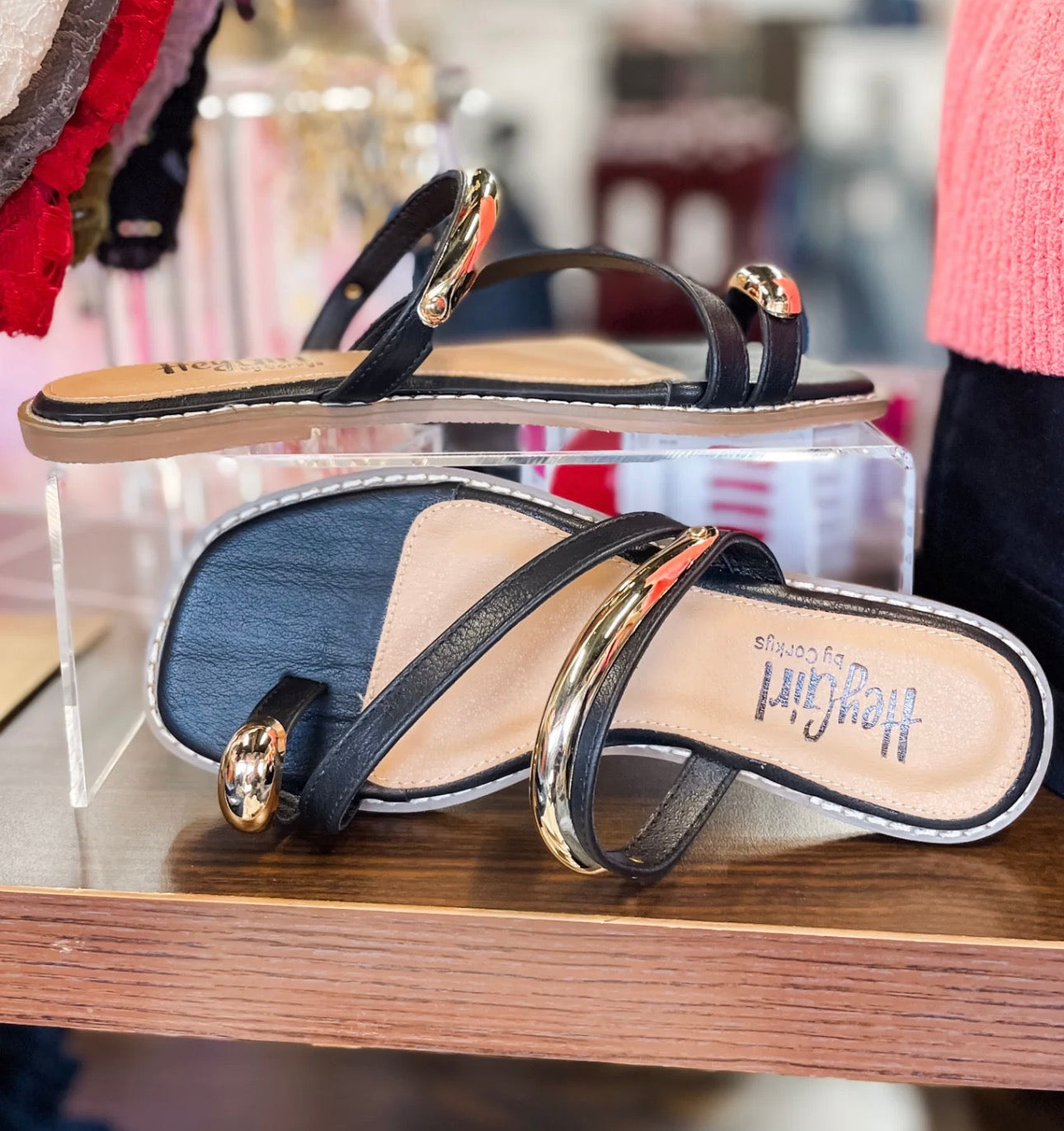 Cari Brooks Sandals in Black