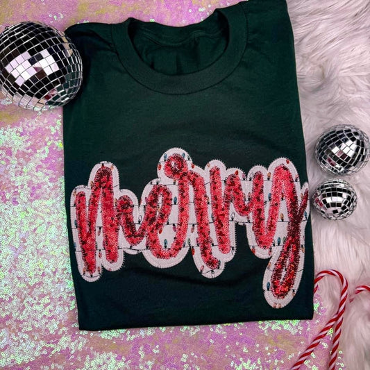 Lights, Camera, Sequins Crewneck