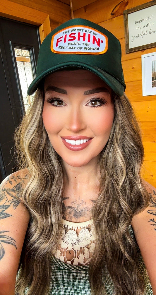 Fishin’ Beats Working Hat