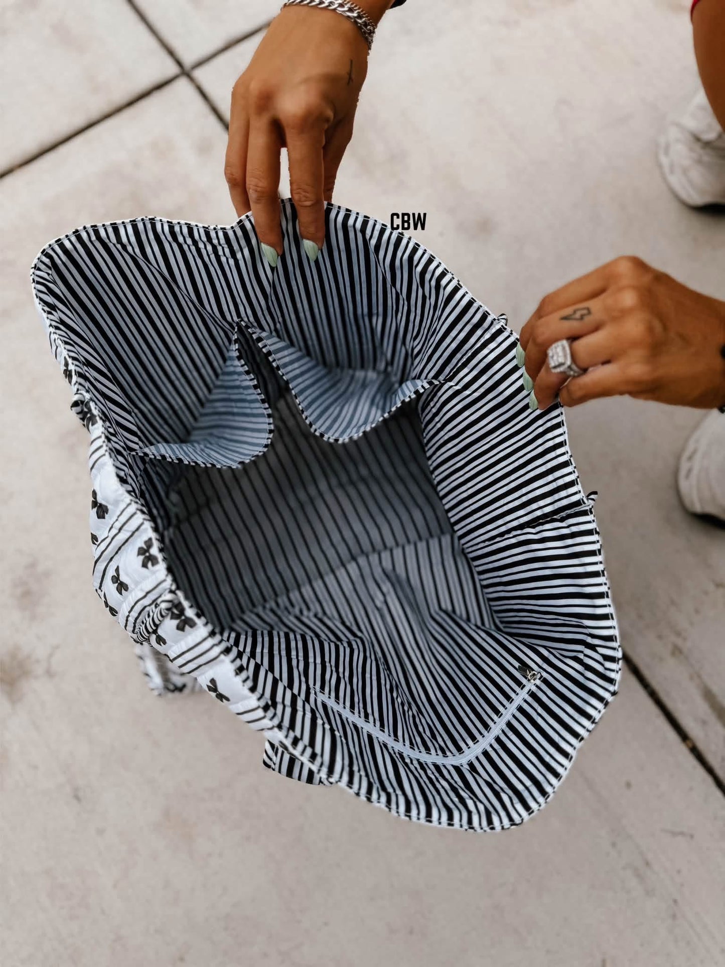 PRE ORDER Sutton Luxe Checkered Tote