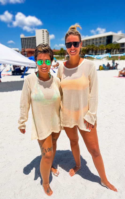 Beach Babe Sheer Top or Coverup