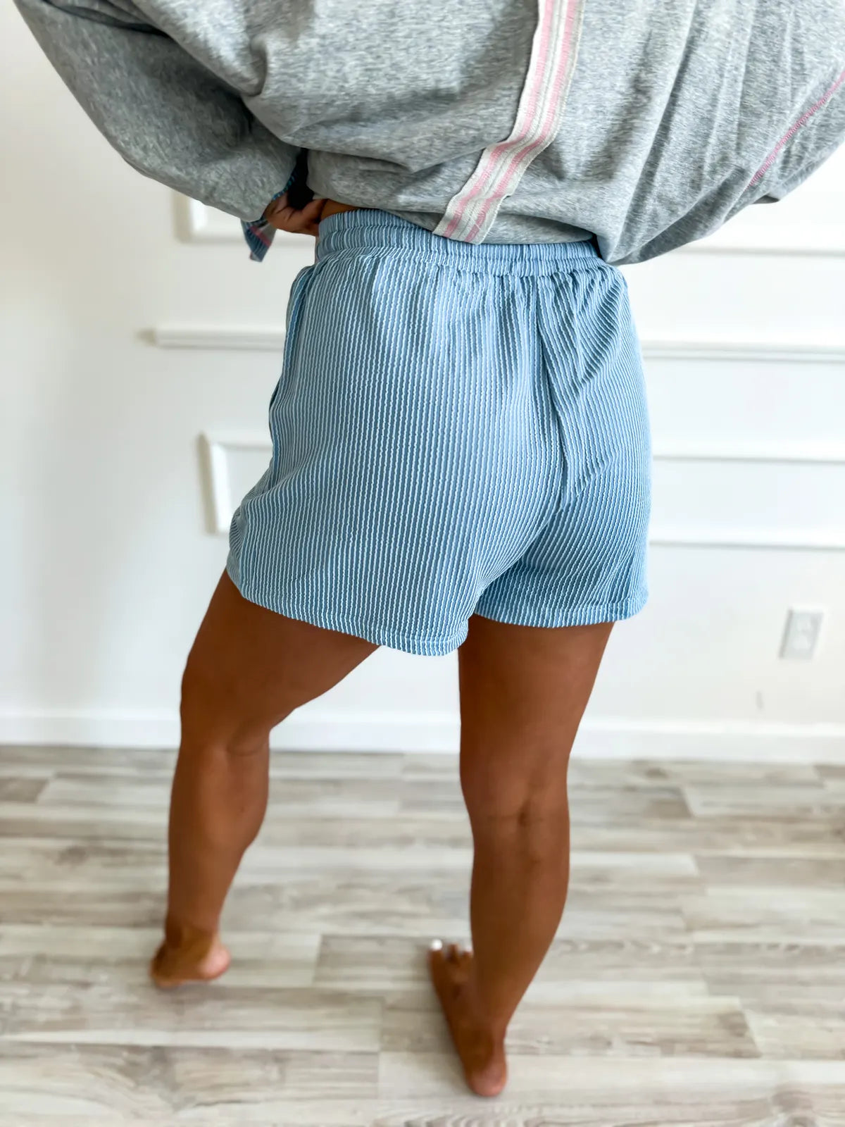 Emma Ribbed Mock Neck Set
