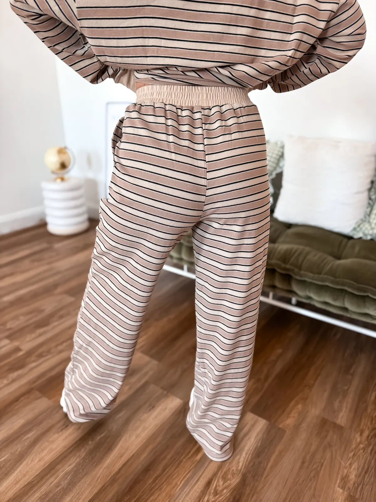 Cinnamon Sugar Striped Set