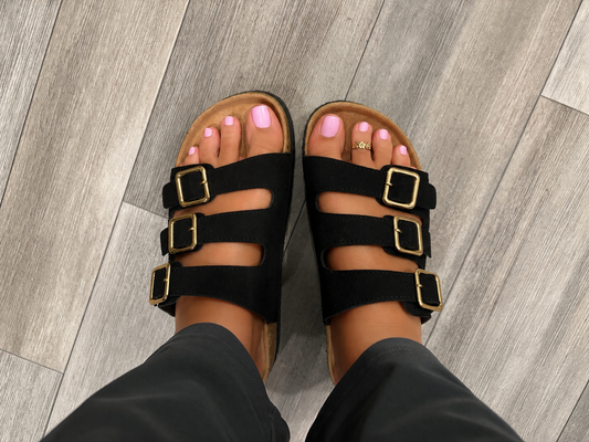 Black Platform Sandals