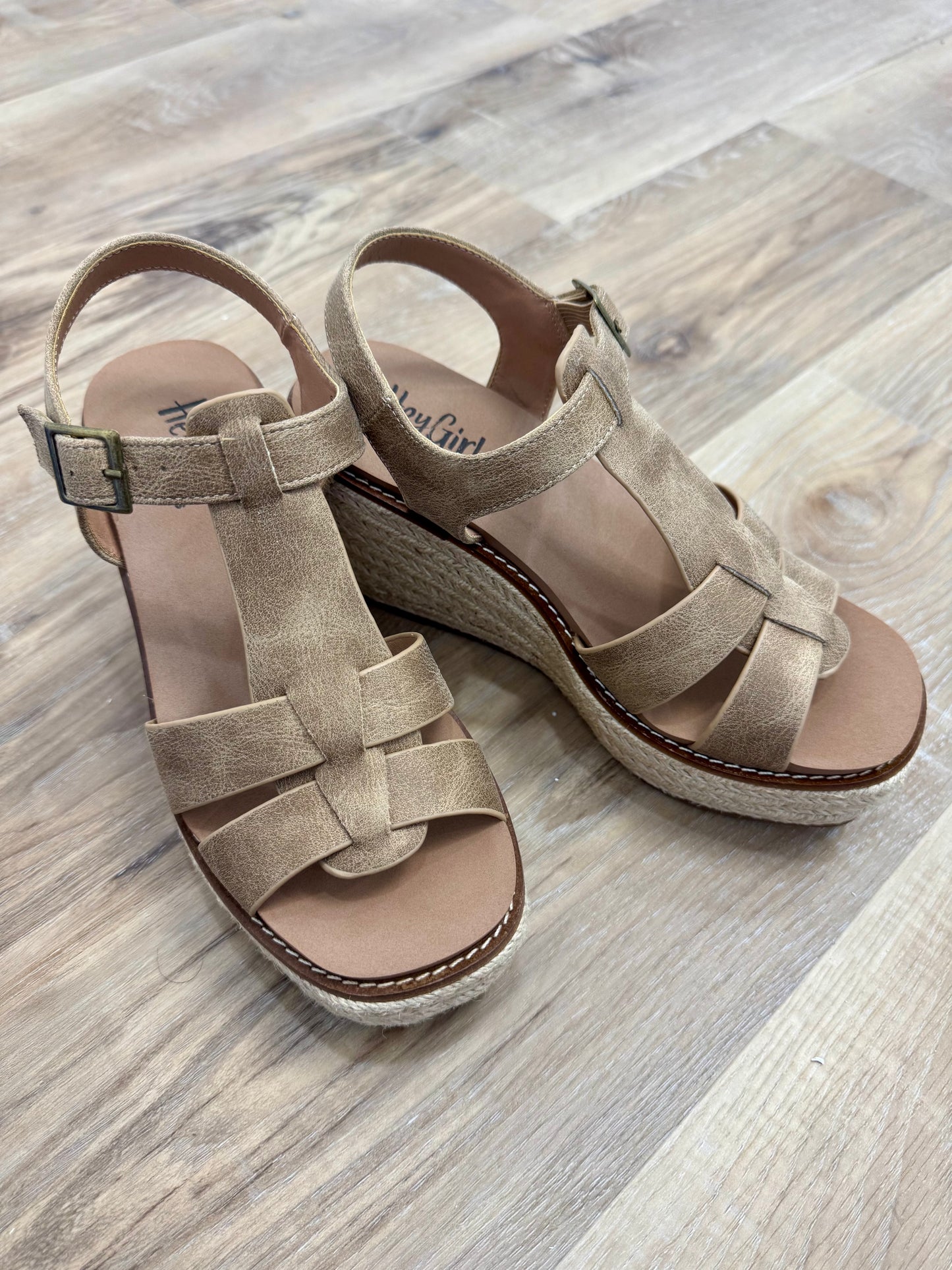 Taupe Lindsey Wedges