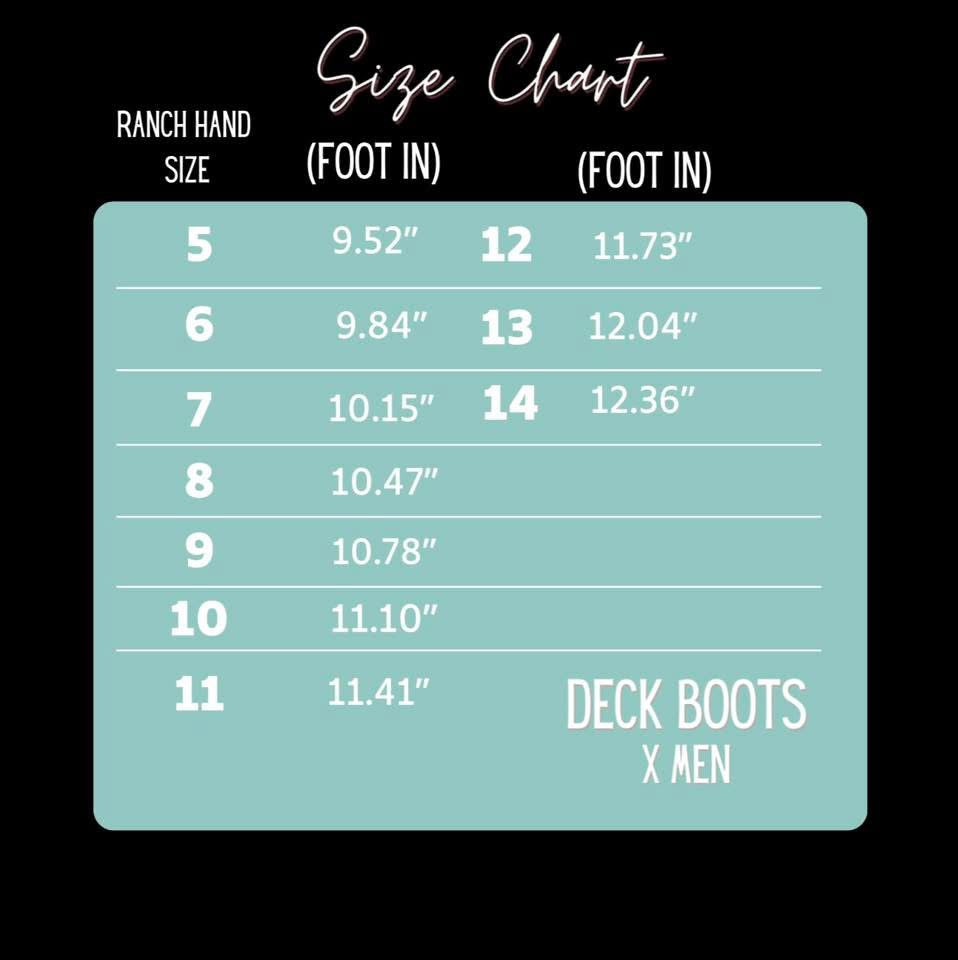 Adult Checkered Deck Boots