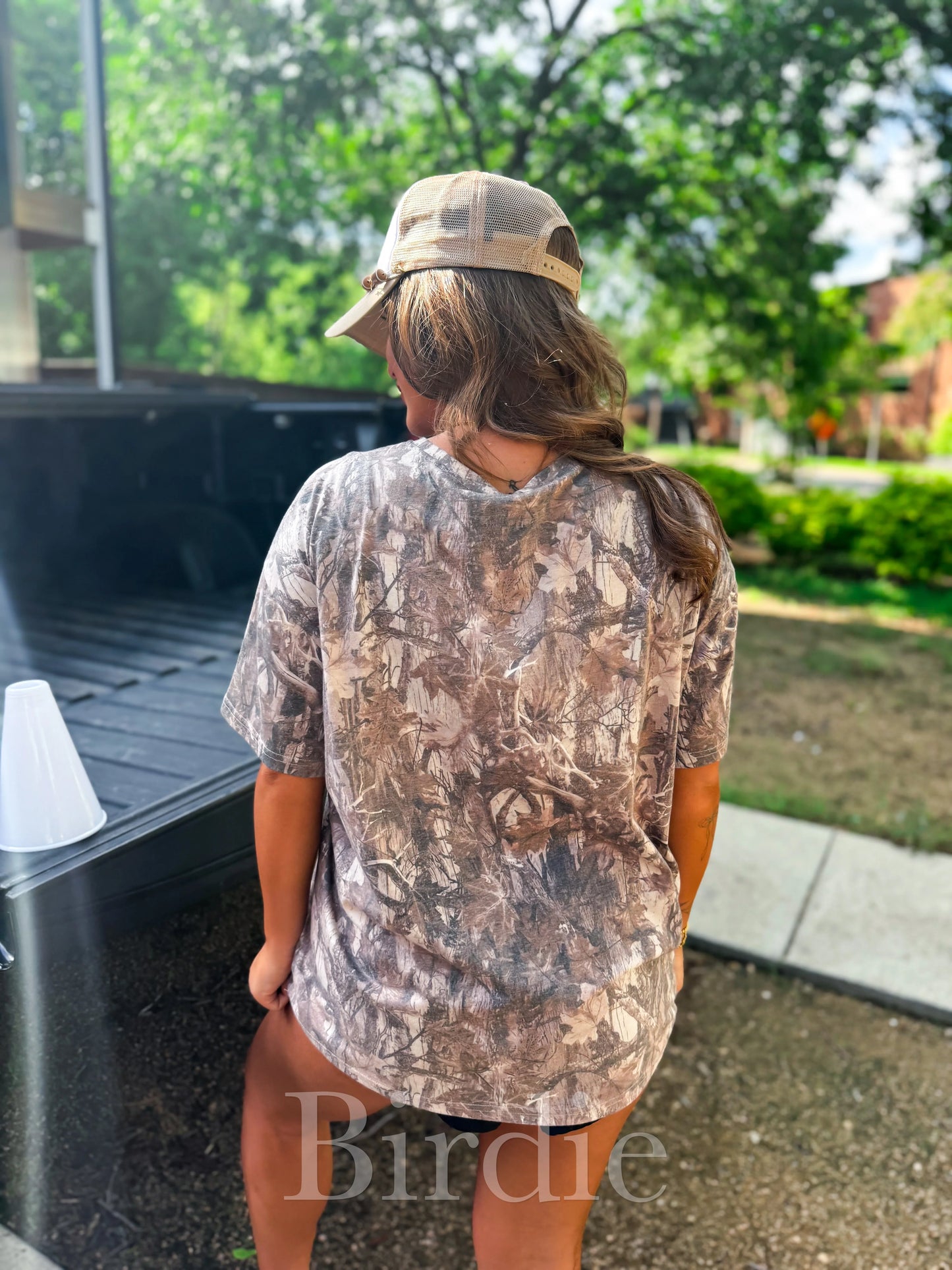 Lou Dark Camo Oversized Tee