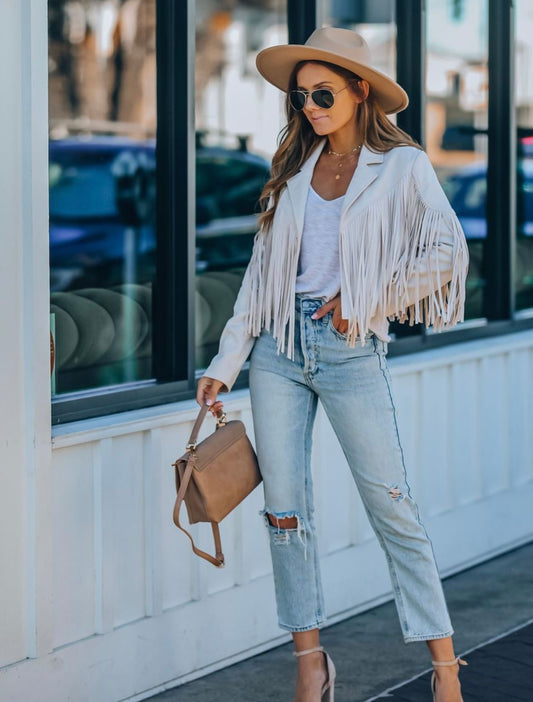 Fringe Ivory Jacket